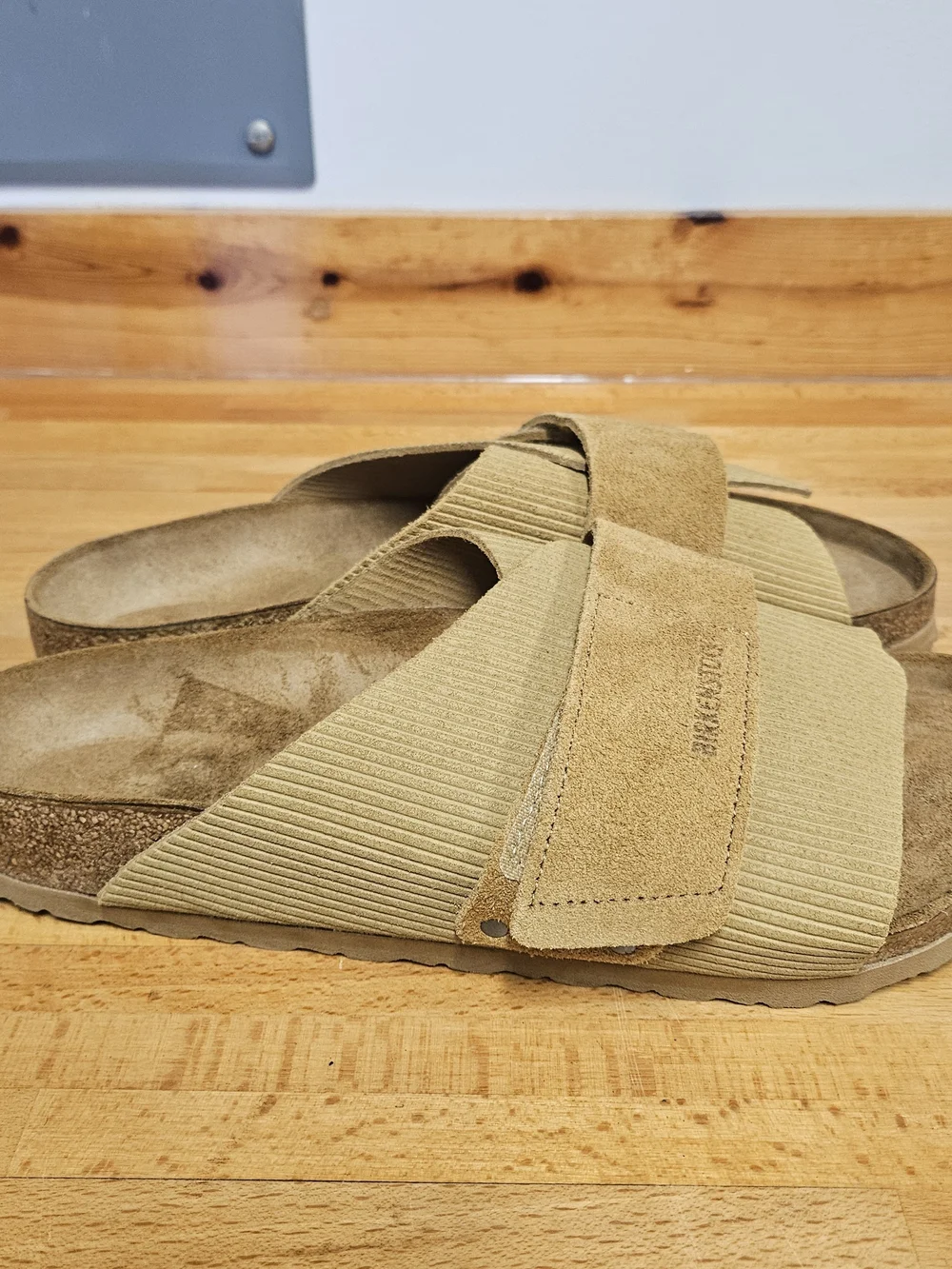 NWOB Men's Birkenstock Kyoto Slide Sandals Size 12-12.5/Euro 45